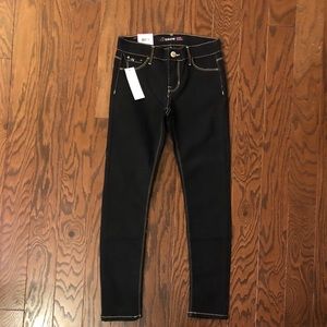 Girls size 10 super skinny black jeans